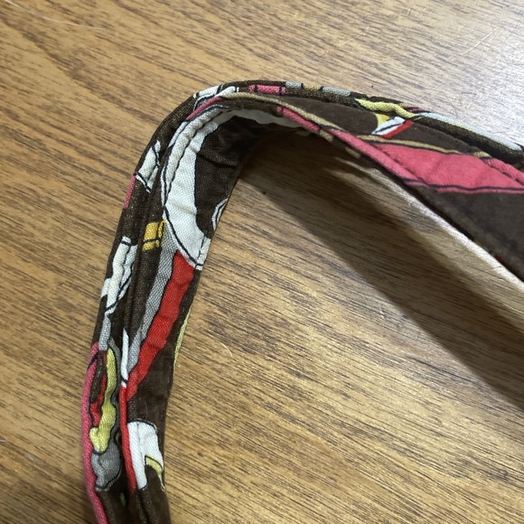 Vera Bradley Morgan Puccini Tote Bag Purse Hobo Brown Paisley Floral W / Wallet - Picture 14 of 14